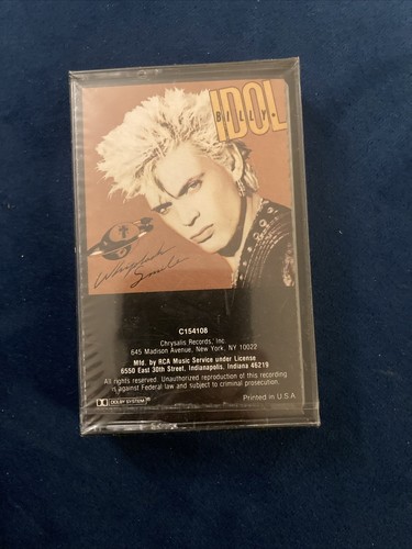 Billy idol whiplash smile - billy,